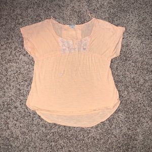 Pastel orange blouse